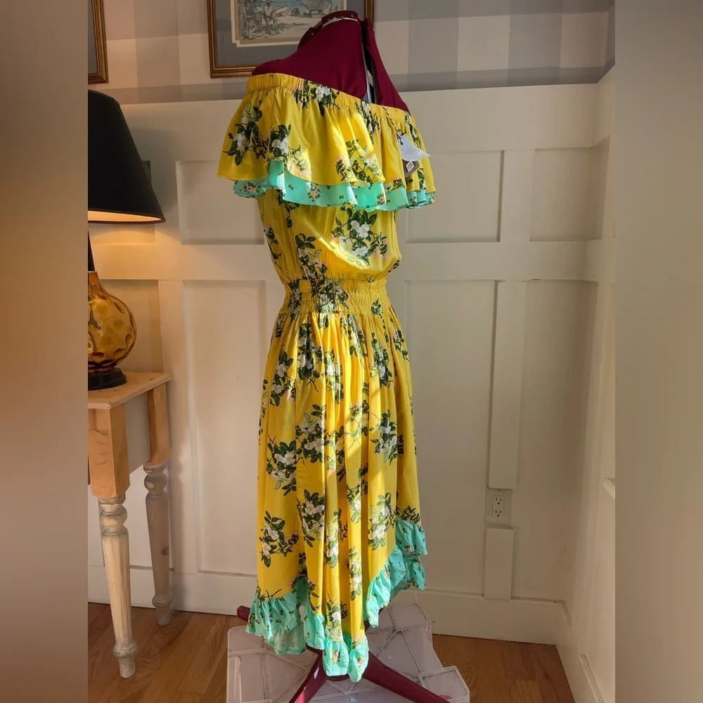 Matilda Jane Yellow Sundress with Flutter Hem Size XS​ - Picture 5 of 12